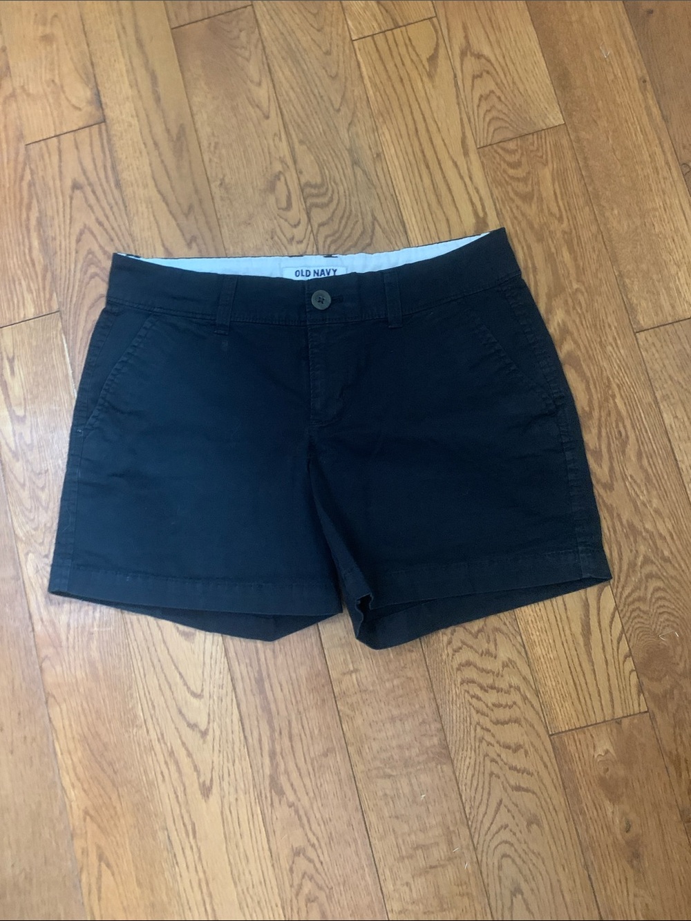 Old Navy Black Women's Chino Bermuda Shorts